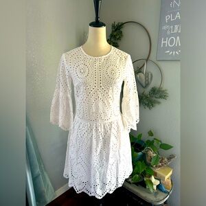 Simplee eyelet dress